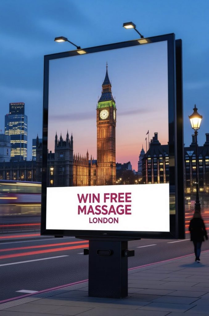 Win Free Massage in London