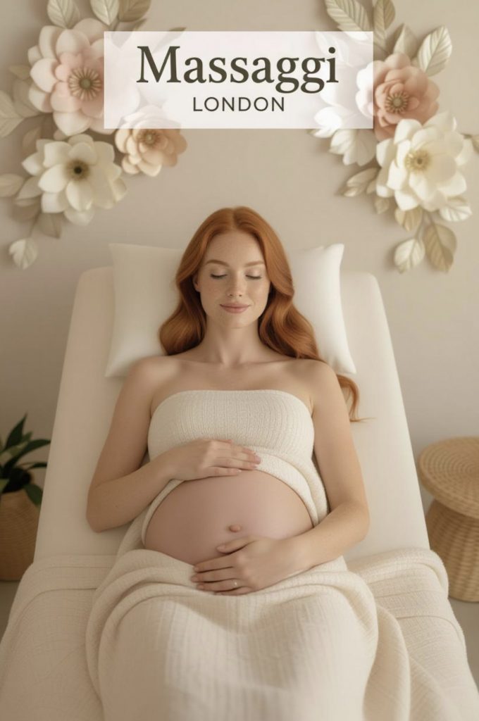 London clients at Massaggi can enjoy pregnancy massages.