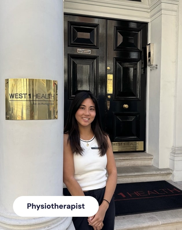 West1Physio - Catlin Seto, sports therapist and physio in the Fitzrovia clinic.